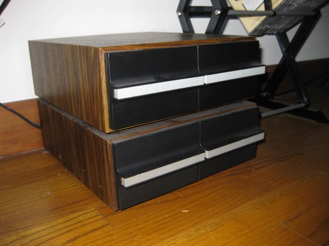 5 Tier CD/DVD Rack and Two 2 Drawer Cassette Tape Cases - 7