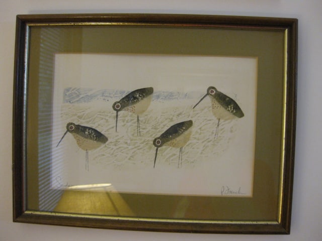 Polly French "Goat with Spring Fever" and "Sandpipers" Signed Screen Prints - 5