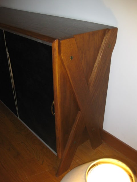 Tri-Sliding Door Credenza - 5