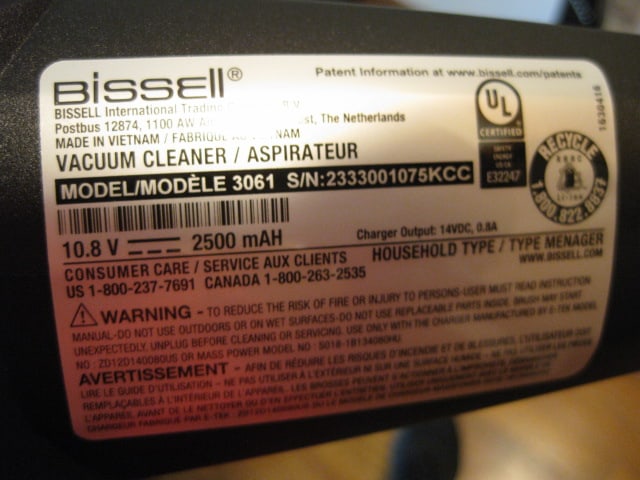 Bissell Featherweight Cordless 2-in-1 Hand Vac/Stick Vacuum - 4