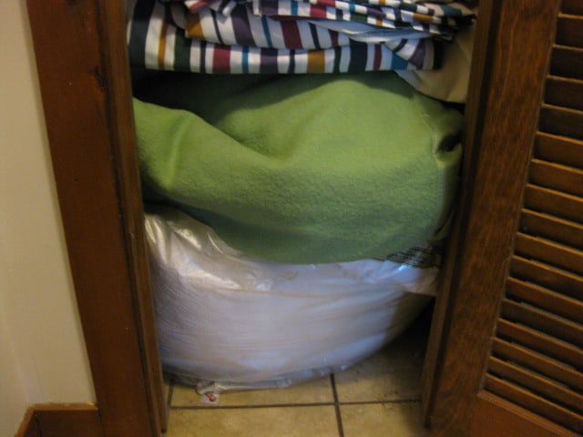 Linen Closet Contents-Towels, Twin Size Sheet Sets, Blankets, etc. - 5
