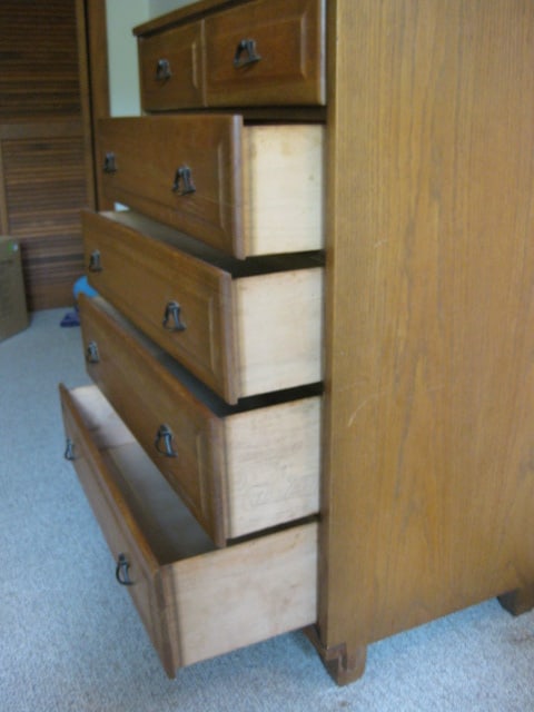 Oak 2 over 4 Chest - 8