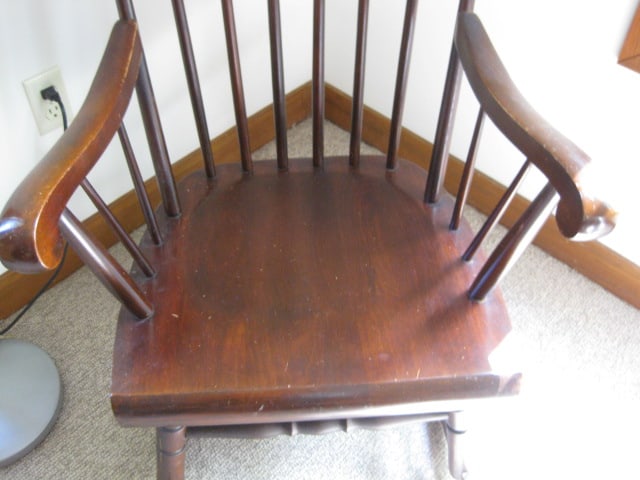 Mahogany Spindle Back Rocker - 2