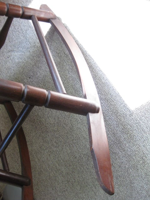 Mahogany Spindle Back Rocker - 6