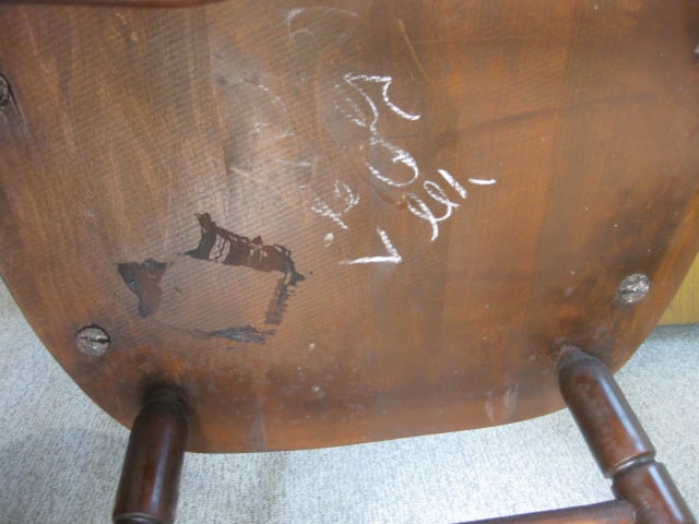 Mahogany Spindle Back Rocker - 7