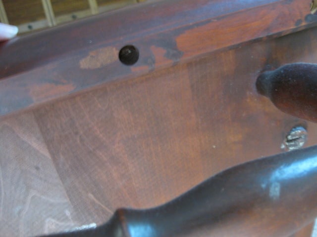 Mahogany Spindle Back Rocker - 8