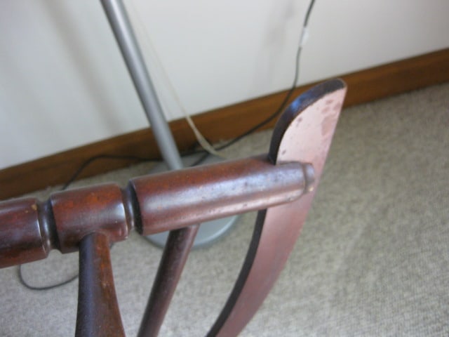 Mahogany Spindle Back Rocker - 9