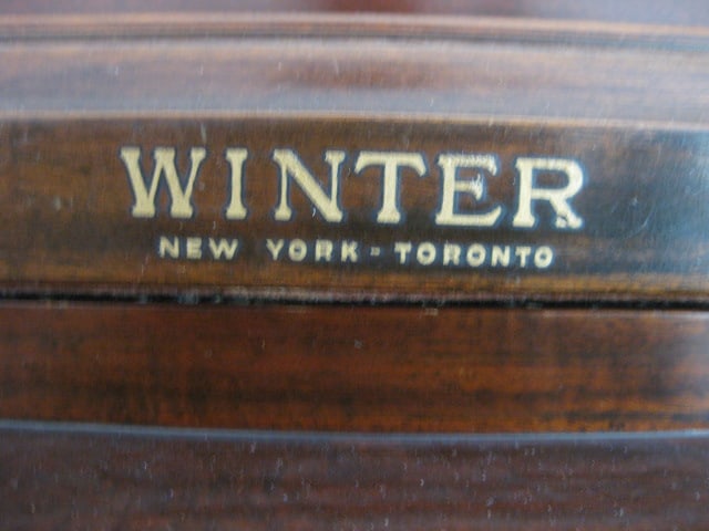Winter Co. New York, NY Mahogany Upright Piano and Bench - 6