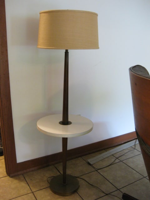 Midcentury Round Table Floor Lamp (1 of 6)