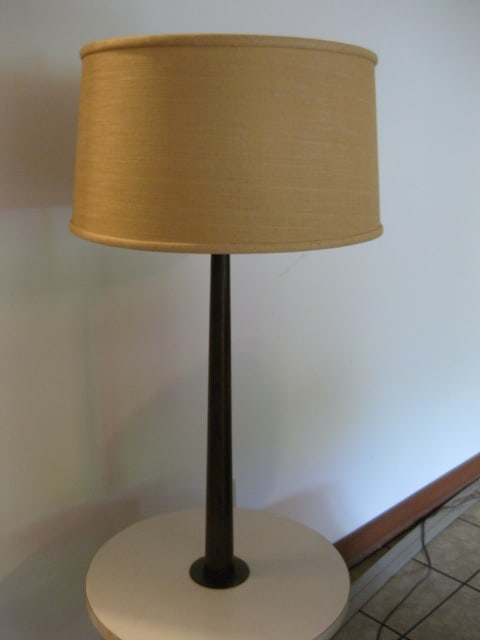 Midcentury Round Table Floor Lamp - 2