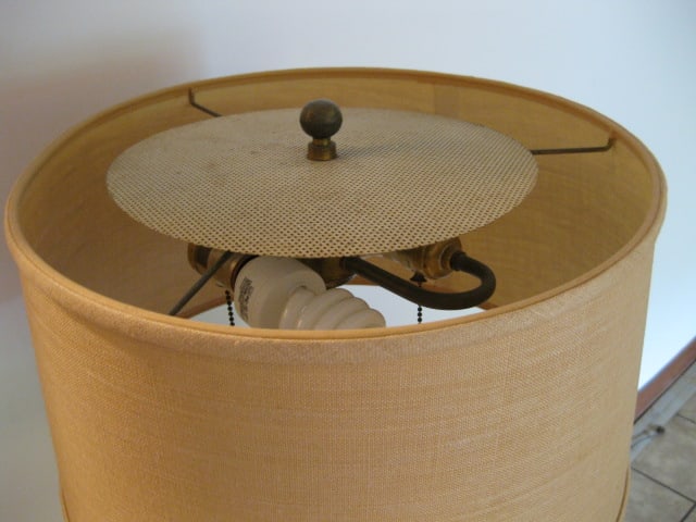 Midcentury Round Table Floor Lamp - 6