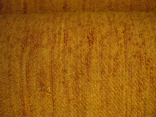 Craft Associate Midcentury Wood Slub Yarn Upholstery Sofa - 8