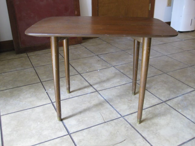 Swedish Wood Midcentury End Table - 3