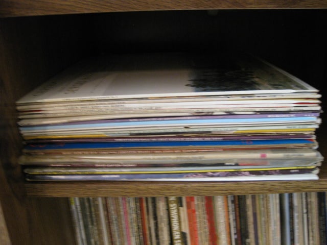 Record Cabinet with Various Speed Records - 6