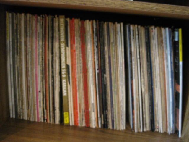 Record Cabinet with Various Speed Records - 8