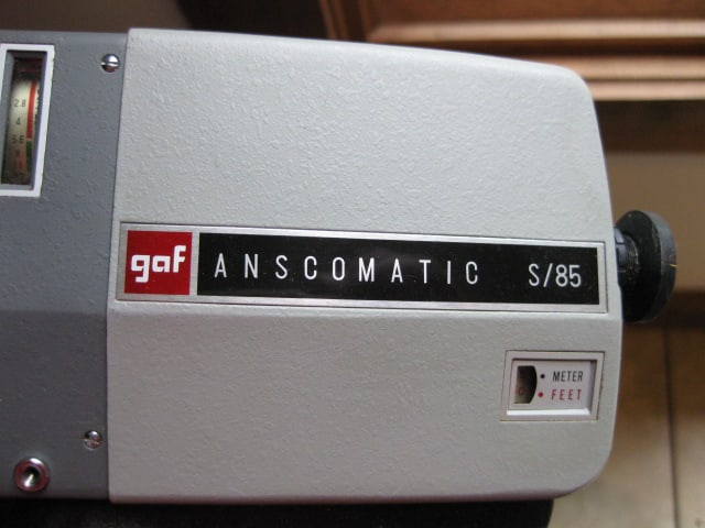 Vintage GAF Anscomatic S/85 Super 8 Movie Camera and Bolex 18-5 Super 8mm - 3