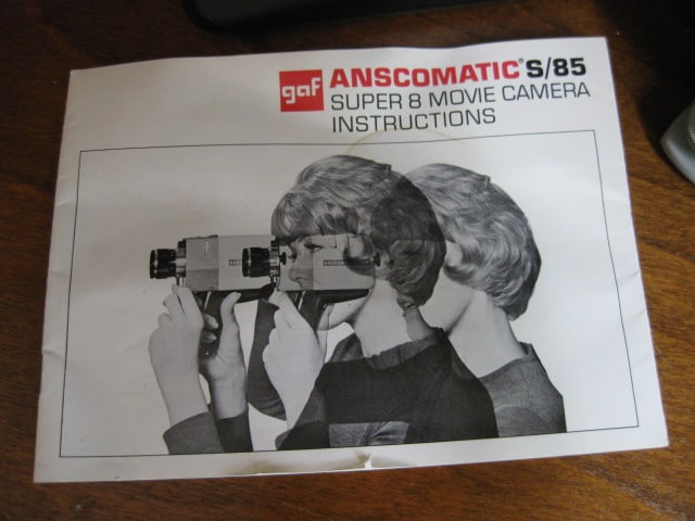 Vintage GAF Anscomatic S/85 Super 8 Movie Camera and Bolex 18-5 Super 8mm - 5
