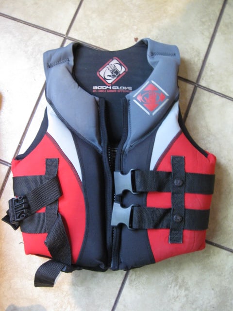 Safety Gear Bag with Five Personal Floatation Life Jackets - 6