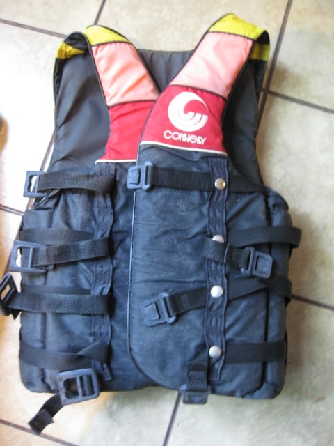 Safety Gear Bag with Five Personal Floatation Life Jackets - 9