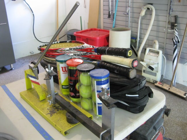 Tennis Grouping-Klippermate Klip Springer Tennis Racket Re-Stringer, Tennis Balls and (1 of 20)