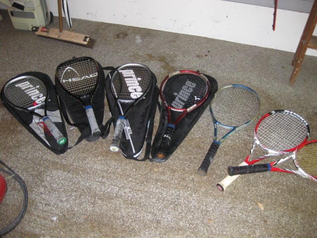 Tennis Grouping-Klippermate Klip Springer Tennis Racket Re-Stringer, Tennis Balls and - 2