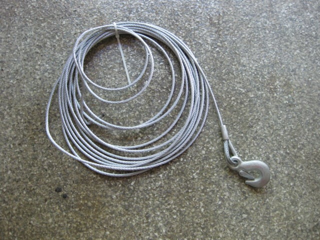 Length of Braided Cable with Clip Hook: .