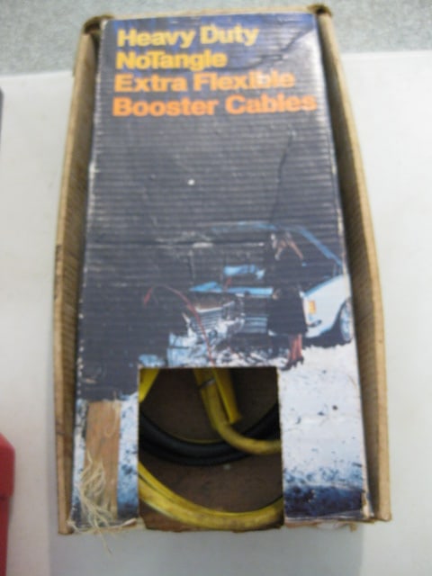 Woods Wire 12' 6 Gauge Heavy Duty Booster Cables in Original Box: .