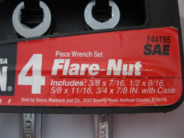 Two Craftsman SAE Flare-Nut Sets - 3