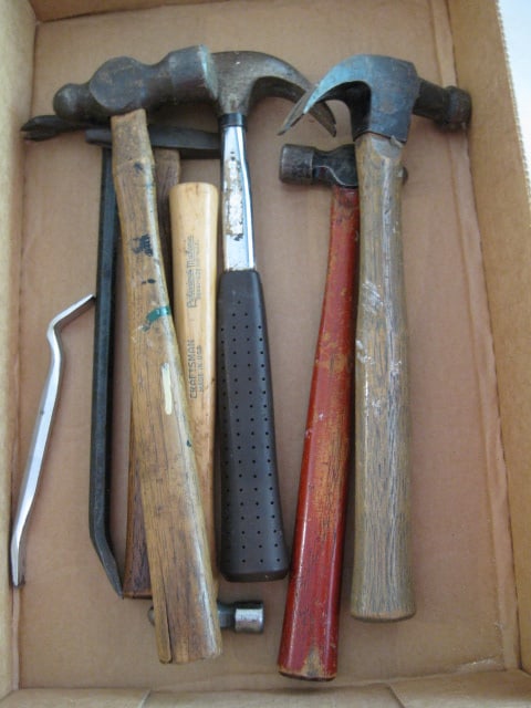 Hammers and Pry Bars: Plumb, Craftsman, Stanley, etc.