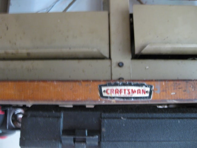 Craftsman 5' Metal Workbench and Contents of Bench and Wall Cabinet - 4