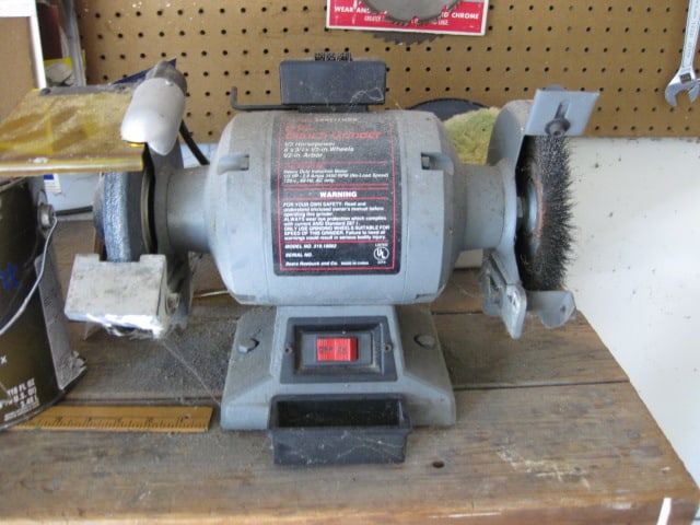 8' Wood Work Bench and Contents - 10