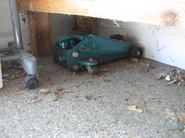 8' Wood Work Bench and Contents - 9
