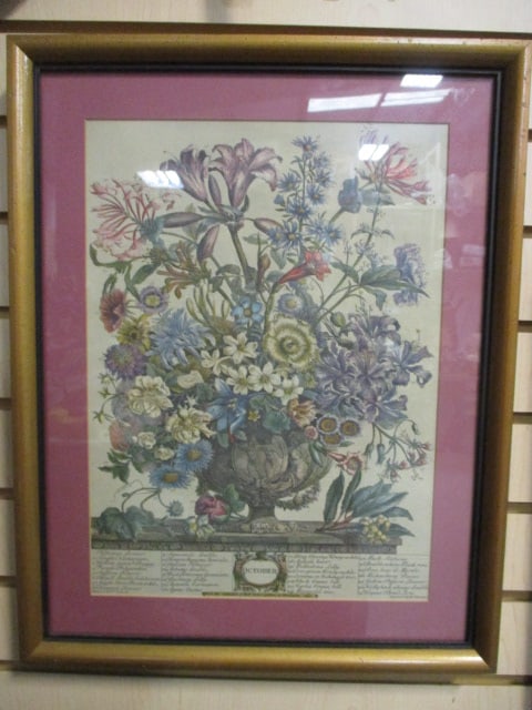 Framed and Matted "October" by Robert Furber Print Art (1 of 6)