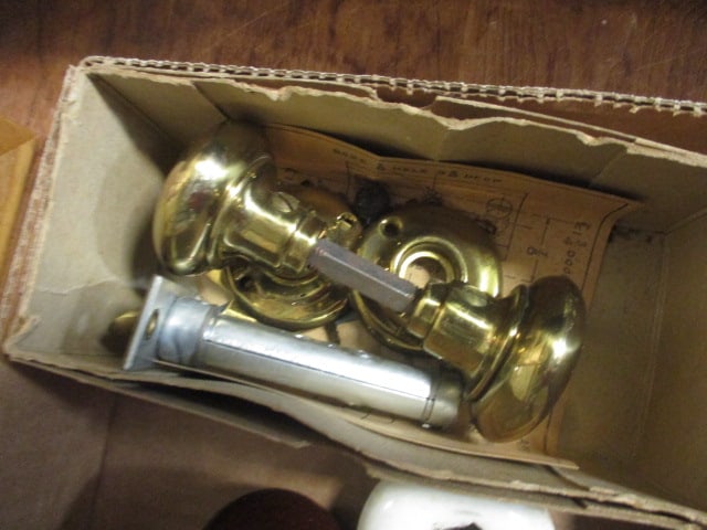 Lot of Antique Porcelain and Glass Door Knobs - 6