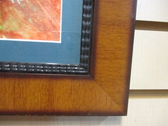 Framed and Matted Abstract Artwork - Signed "AA" - 6