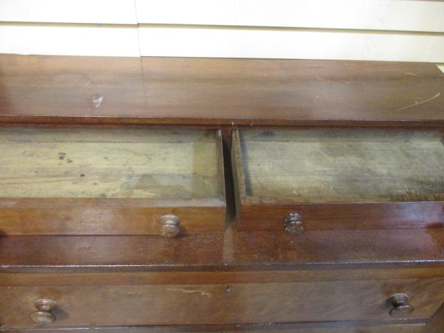 Antique 3-Drawer Chest with 2 Glove Box Drawers - 5