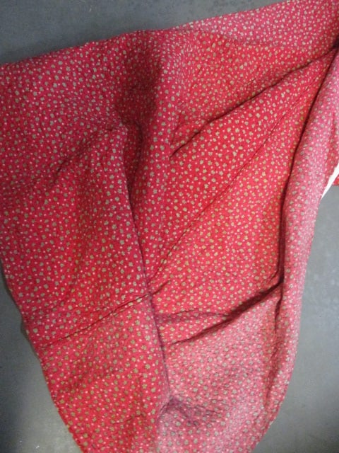 Vintage "Eagle and Stars" Red and White Quilt - 3
