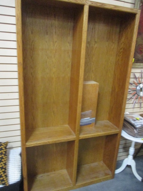 Large Wood Bookcase with Adjustable Shelves: 48" x 12" x 85", Local Pickup Only