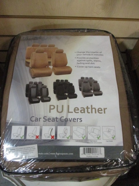 New Old Stock FH Group PU Leather Car Seat Covers: .