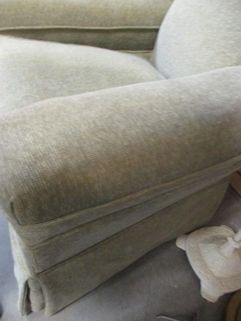 Traditional Wingback Upholstered Arm Chair - 4