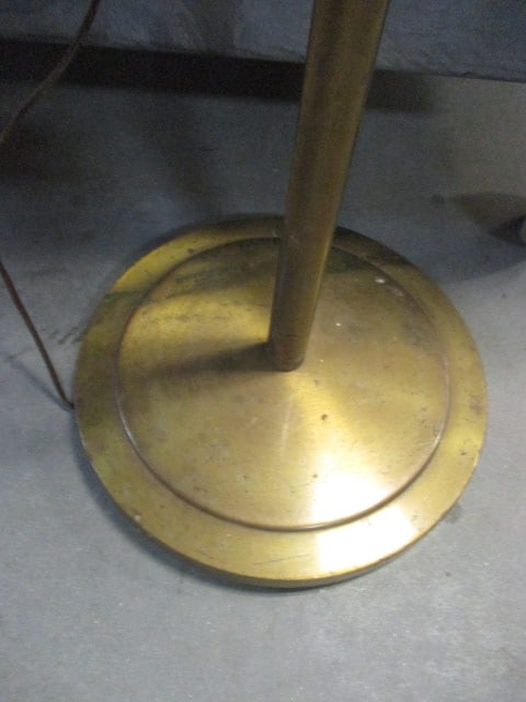 Mid-Century Modern Brass 3-Light Floor Lamp - 2