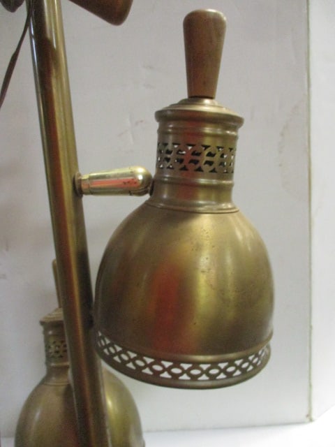 Mid-Century Modern Brass 3-Light Floor Lamp - 4