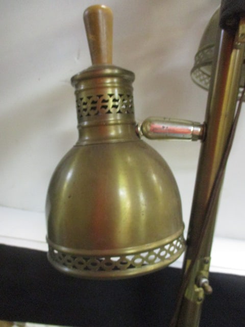 Mid-Century Modern Brass 3-Light Floor Lamp - 5