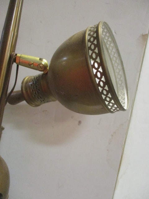 Mid-Century Modern Brass 3-Light Floor Lamp - 6
