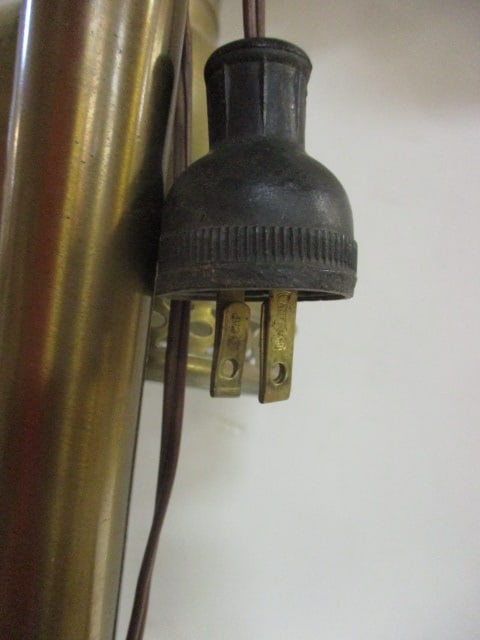 Mid-Century Modern Brass 3-Light Floor Lamp - 8