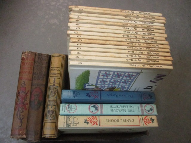 15 "My First Steps to Reading" Alphabet Books, 3 Random House World: Landmark Books, and Vintage Children's Novels