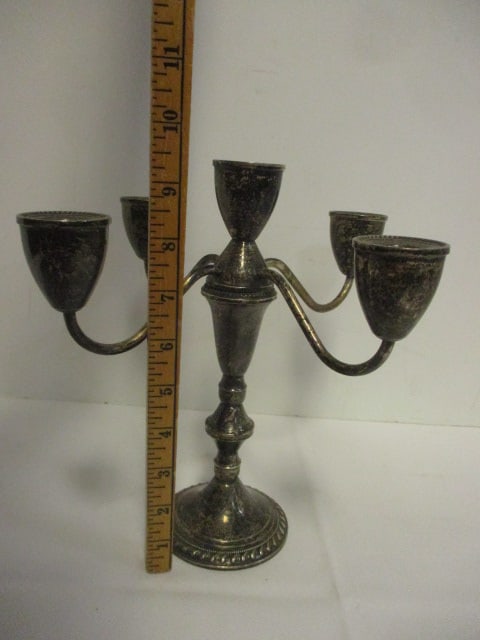 Vintage Dutchin Sterling Candleabra - 8