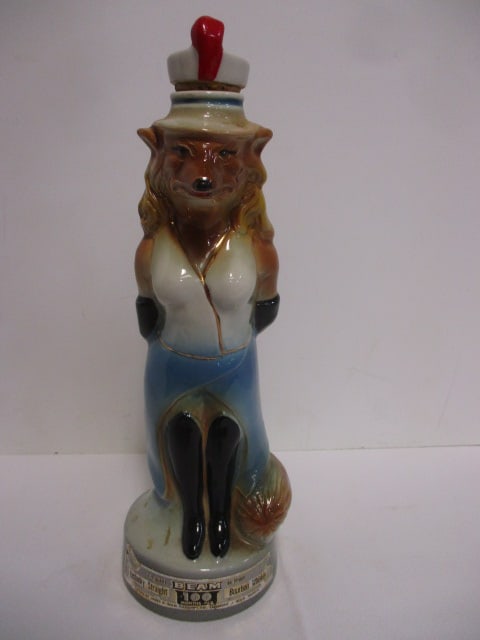 1974 James B. Beam Distilling Co. "Renee the Fox" Whiskey Decanter: 12 1/2"