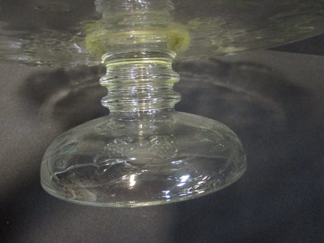 Anchor Hocking "Savannah" Glass Pedestal Cake Plate - 5