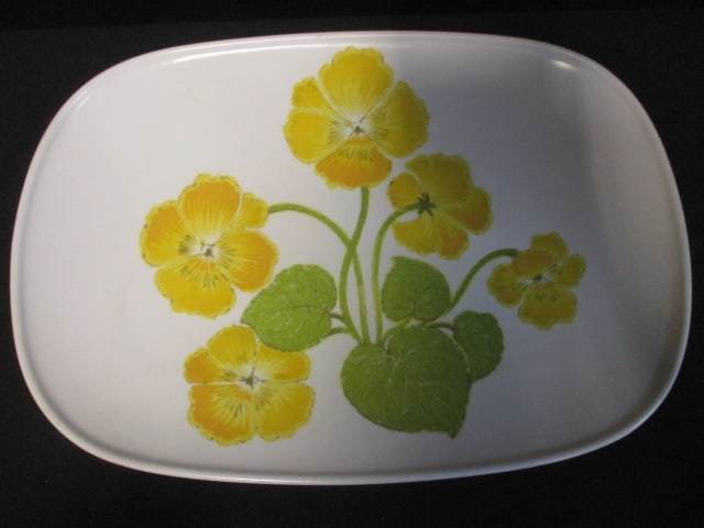 Retro Noritake Progression "Flower Time" China Platter - made in Japan - 2